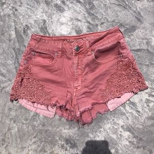 Burnt orange shorts